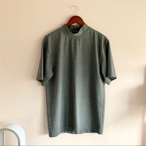 Korean Oversized Mock Neck Short Sleeve